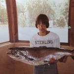 Captain Kurt (1979) in Ludington, MI with a 37lb King Salmon